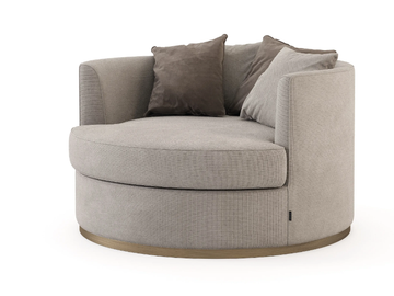 EMPIRE - Upholstered velvet armchair with armrests by Stylish Club - view 2